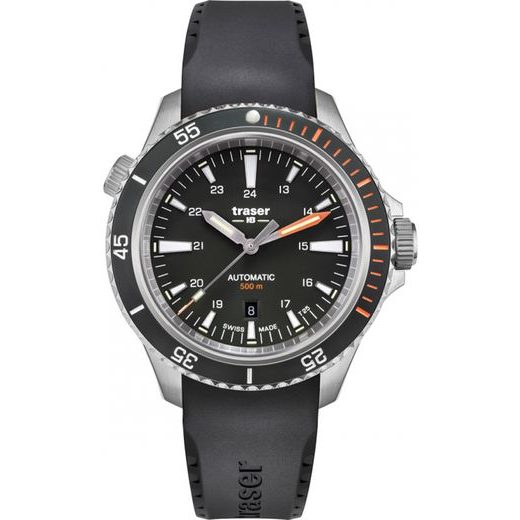 TRASER P67 DIVER AUTOMATIC BLACK ČERNÁ PRYŽ - HERITAGE - ZNAČKY