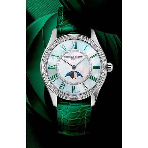FREDERIQUE CONSTANT CLASSICS LADIES ELEGANCE LUNA AUTOMATIC FC-331MPWGRD3BD6 - CLASSICS LADIES - BRANDS