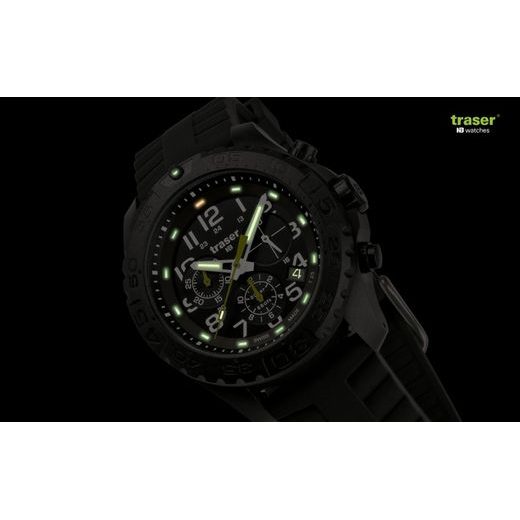 TRASER OFFICER CHRONOGRAPH PRO, SILICONE - TRASER - BRANDS