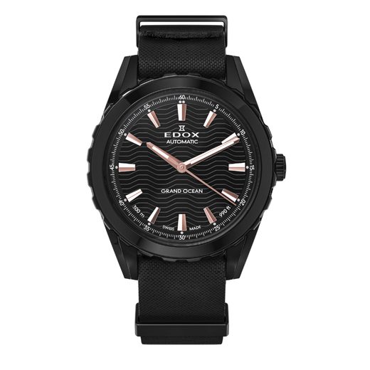 EDOX GRAND OCEAN AUTOMATIC 80140-37NAN-NIR - GRAND OCEAN - BRANDS