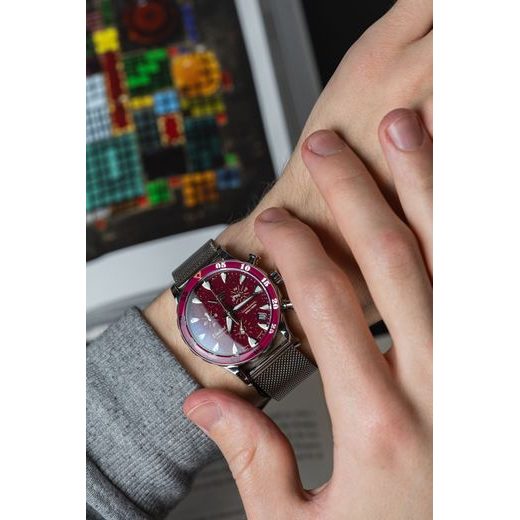 VOSTOK EUROPE UNDINE CRANBERRY VK68-515A774B - UNDINÉ - BRANDS