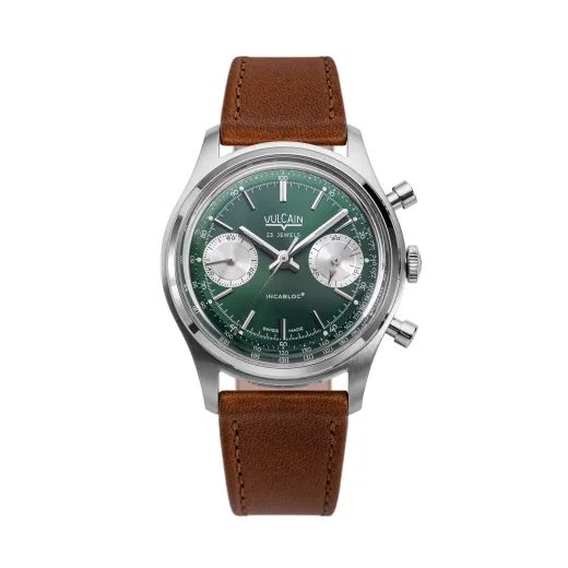 VULCAIN CHRONOGRAPH 70'S - GREEN - CHRONOGRAPH 1970'S - ZNAČKY