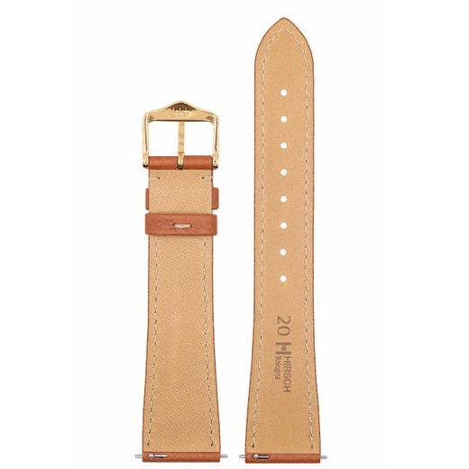 ŘEMÍNEK HIRSCH BOLOGNA - ZLATOHNĚDÝ - STRAPS - ACCESSORIES