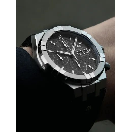 MAURICE LACROIX AIKON AUTOMATIC CHRONOGRAPH AI6038-SS001-330-1 - AIKON - ZNAČKY