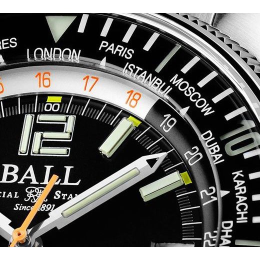 BALL ENGINEER MASTER II DIVER WORLDTIME LIMITED EDITION COSC DG2232A-PC-BK - ENGINEER MASTER II - ZNAČKY