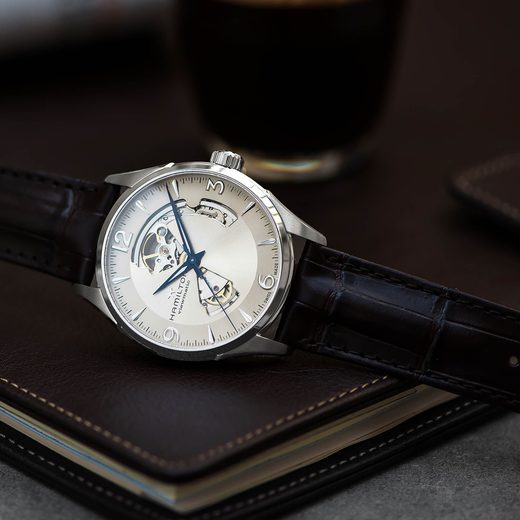 HAMILTON JAZZMASTER OPEN HEART AUTOMATIC H32705521 - JAZZMASTER - ZNAČKY