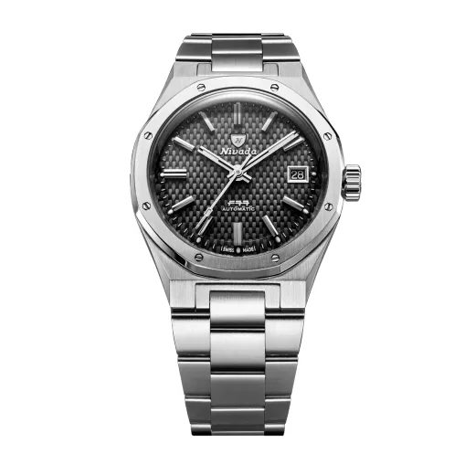 NIVADA GRENCHEN F77 SST BLACK MK2 DATE - 38 MM - F77 - ZNAČKY