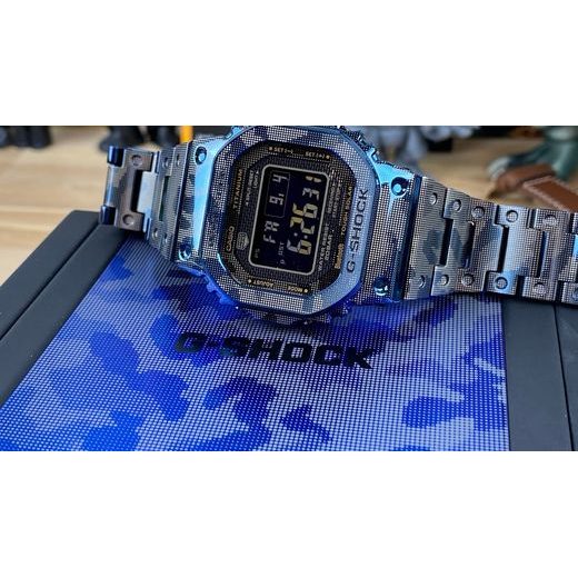 CASIO G-SHOCK GMW-B5000TCF-2ER TITANIUM BLUE CAMOUFLAGE - CASIO - ZNAČKY