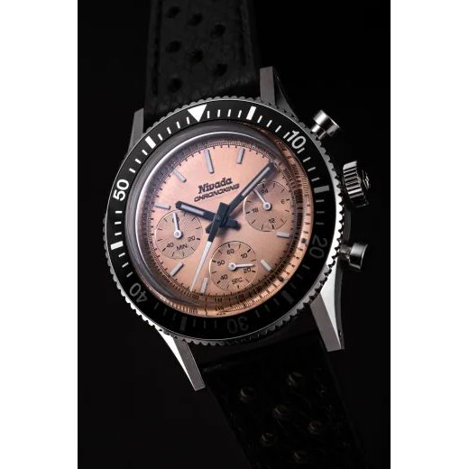 NIVADA GRENCHEN CHRONOKING MECAQUARTZ SALMON - CHRONOMASTER - ZNAČKY