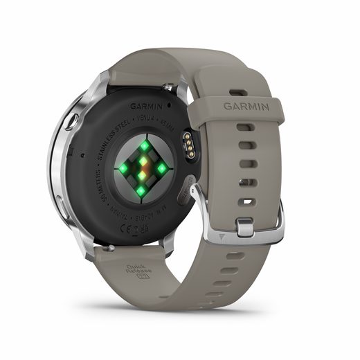 GARMIN VENU® 4 - 45 MM SILVER / SILVER GRAY SILIKONOVÝ ŘEMÍNEK 010-03014-01 - VENU 4 - ZNAČKY