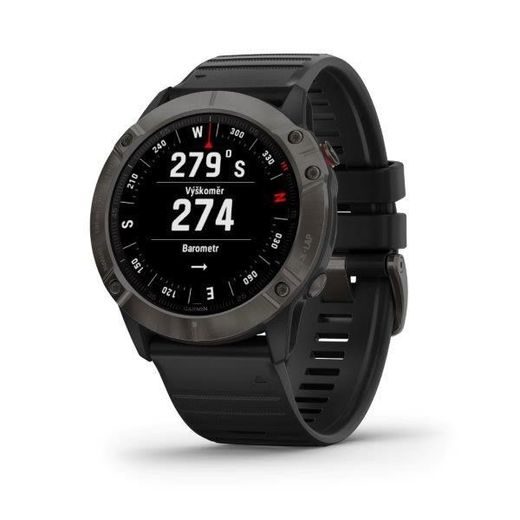 GARMIN FENIX 6X PRO SAPPHIRE, GRAYDLC/BLACK BAND (MAP/MUSIC) 010-02157-11 - FENIX 6X - BRANDS