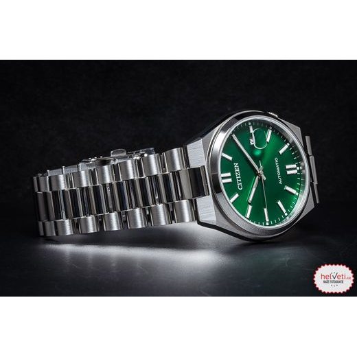 New! Citizen Watch NJ0150-81X Tsuyosa Automatic Green Dial Stainless Steel  Strap