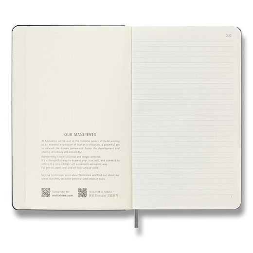 ZÁPISNÍK MOLESKINE SMART WRITING - TVRDÉ DESKY - L, LINKOVANÝ 0264/3117203 - DIÁŘE A ZÁPISNÍKY - OSTATNÍ