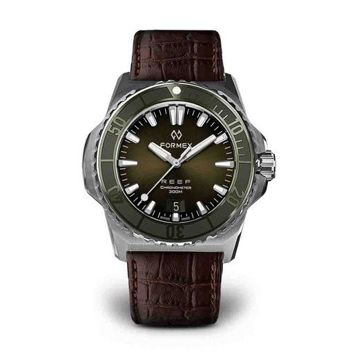FORMEX REEF 39,5 AUTOMATIC CHRONOMETER GREEN DIAL - REEF - BRANDS