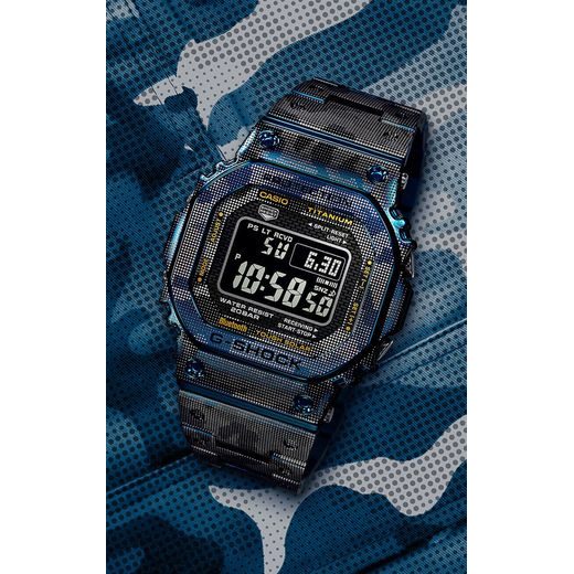 CASIO G-SHOCK GMW-B5000TCF-2ER TITANIUM BLUE CAMOUFLAGE - CASIO - ZNAČKY