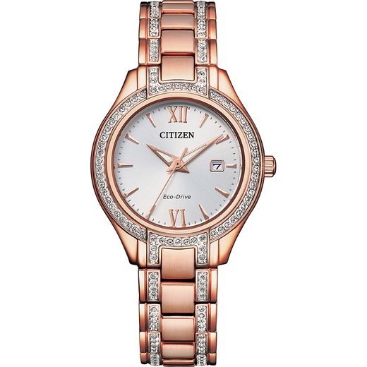 CITIZEN ECO-DRIVE CRYSTAL LADIES FE1233-52A - ELEGANT - BRANDS