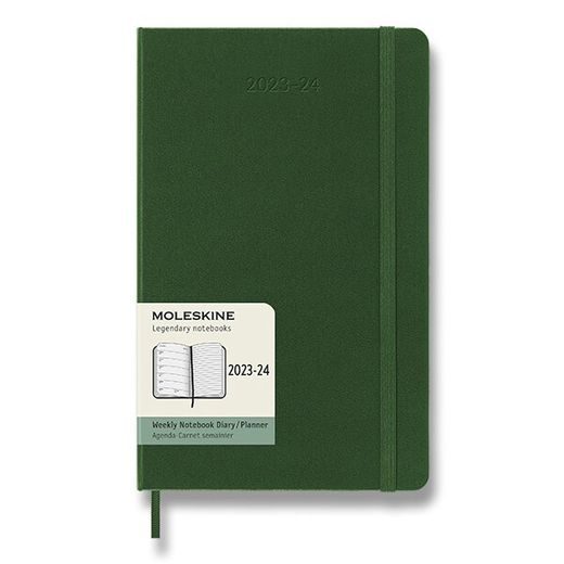 18MĚSÍČNÍ DIÁŘ MOLESKINE 2023-24 - L, TVRDÉ DESKY - DIARIES AND NOTEBOOKS - ACCESSORIES