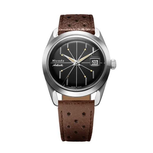 NIVADA GRENCHEN ANTARCTIC SPIDER BLACK 38 MM - ANTARCTIC - ZNAČKY