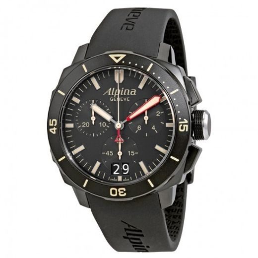 ALPINA SEASTRONG DIVER 300 BIG DATE CHRONOGRAPH AL-372LBBG4FBV6 - ALPINA - ZNAČKY