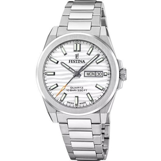 FESTINA SWISS MADE DUNE SILVER 20073/1 - SWISS MADE - BRANDS