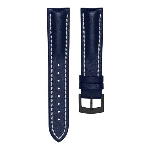 KOŽENÝ ŘEMÍNEK BIATEC | MODRÝ Z TELETINY - 20 MM - STRAPS - ACCESSORIES