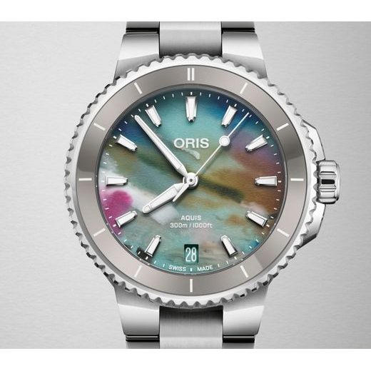 ORIS AQUIS DATE UPCYCLE 36,5 MM 01 733 7792 4150-07 8 19 05P - AQUIS - BRANDS