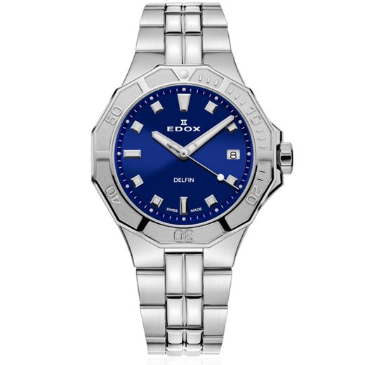 EDOX SPORT DELFIN DIVER DATE LADY 53020-3M-BUN - DELFIN - BRANDS