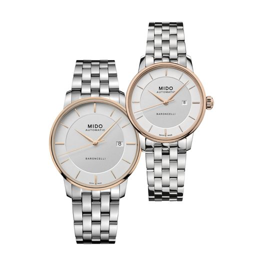 SET MIDO BARONCELLI SIGNATURE M037.407.21.031.00 A M037.207.21.031.00 - WATCHES FOR COUPLES - WATCHES