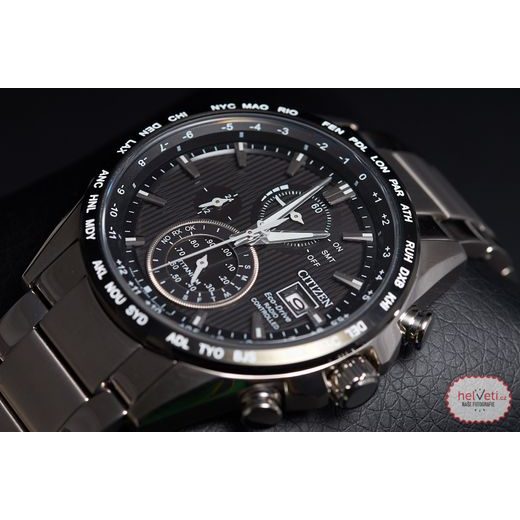 CITIZEN RADIO CONTROLLED CHRONO TITANIUM AT8154-82E - SUPER TITANIUM - ZNAČKY