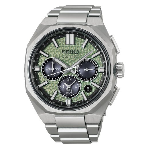 SEIKO ASTRON DUAL-TIME CHRONOGRAPH HAB005J1 CRYSTAL GREEN LIMITED EDITION - ASTRON - ZNAČKY