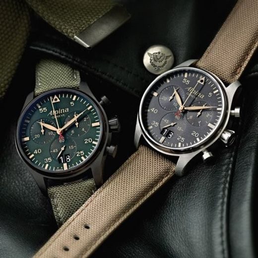 ALPINA STARTIMER PILOT BIG DATE CHRONOGRAPH AL-372BGR4S6 - ALPINA - ZNAČKY