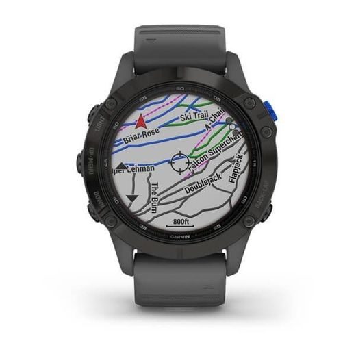 GARMIN FENIX6 PRO SOLAR, BLACK/SLATE BAND (MAP/MUSIC) 010-02410-11 - GARMIN - BRANDS