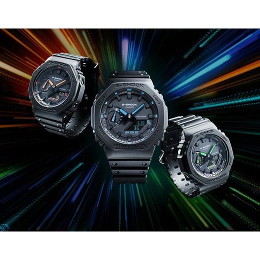 CASIO G-SHOCK GA-2100-1A3ER NEON ACCENT SERIES - CASIOAK - BRANDS