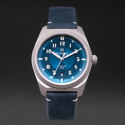 FORMEX FIELD AUTOMATIC GEN 2 DEEP BLUE BLUE BOLGHERI LEATHER STRAP 0660.1.6532.744 - FIELD AUTOMATIC - ZNAČKY