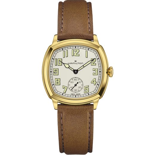 HAMILTON AMERICAN CLASSIC CUSHION MECHANICAL 34MM H36139520 - AMERICAN CLASSIC - ZNAČKY