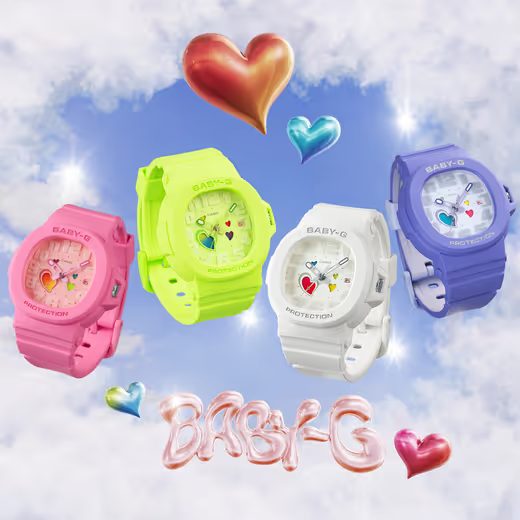 CASIO BABY-G BGA-10-3AER PLAYFUL HEARTS SERIES - BABY-G - BRANDS