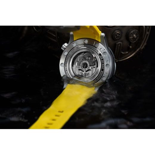 VOSTOK EUROPE BATISCAFOS AUTOMATIC NH35-511E767 - YELLOW RUBBER STRAP - BATISCAFOS - BRANDS