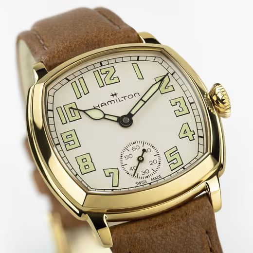 HAMILTON AMERICAN CLASSIC CUSHION MECHANICAL 30MM H36119520 - AMERICAN CLASSIC - ZNAČKY