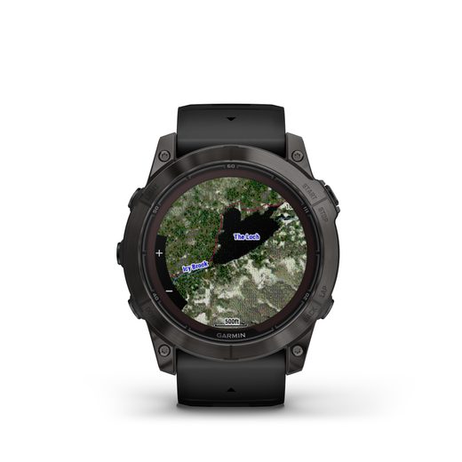 GARMIN FĒNIX 7X PRO SAPPHIRE SOLAR EDITION CARBON GRAY DLC TITANIUM / BLACK BAND - 010-02778-11 - FENIX 7X - BRANDS