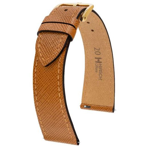 ŘEMÍNEK HIRSCH GIFFONE - ZLATOHNĚDÝ - STRAPS - ACCESSORIES