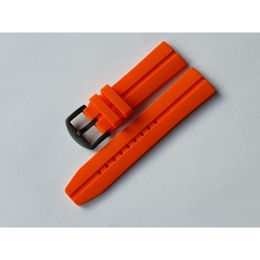 SILIKONOVÝ ŘEMÍNEK VOSTOK EUROPE PRO EXPEDITION NH35A-5954197 - ORANŽOVÝ/ČERNÁ SPONA - ŘEMÍNKY - OSTATNÍ