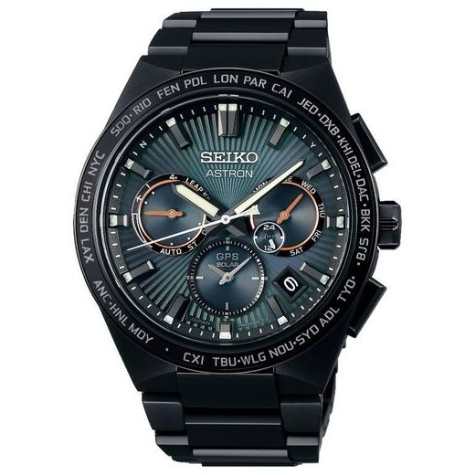 SEIKO ASTRON SSH127J1 GPS SOLAR 5X53 DUAL-TIME SUPER NOVA GREEN LIMITED EDITION - ASTRON - ZNAČKY