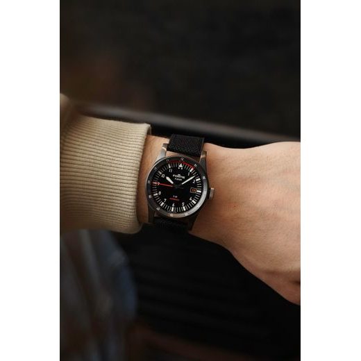 FORTIS FLIEGER F-39 WERK 7 MISSION BLACK LIMITED EDITION F4220028 - FLIEGER - BRANDS