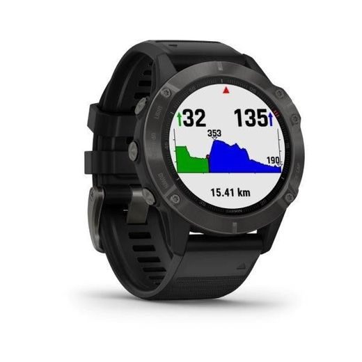 GARMIN FENIX6 PRO SAPPHIRE, GRAY/BLACK BAND (MAP/MUSIC) 010-02158-11 - GARMIN - ZNAČKY