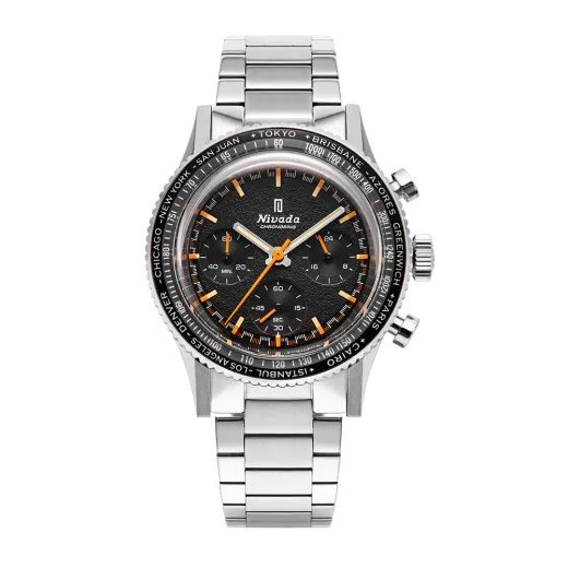 NIVADA GRENCHEN CHRONOKING MECAQUARTZ - INTER. BEZEL - CHRONOMASTER - ZNAČKY