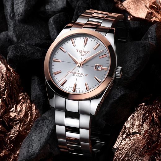 TISSOT GENTLEMAN AUTOMATIC SILICIUM T927.407.41.031.00 - T-GOLD GENTLEMAN AUTOMATIC - BRANDS