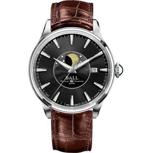 BALL TRAINMASTER MOON PHASE NM3082D-LLJ-BK - TRAINMASTER - ZNAČKY