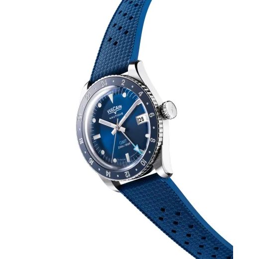 VULCAIN SKINDIVER GMT - BLUE - SKINDIVER NAUTIQUE - BRANDS