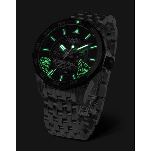 VOSTOK EUROPE GELEŽINIS VILKAS-IRON WOLF LIMITOVANÁ EDICE NH72-225E764 - LIMITOVANÉ EDICE - ZNAČKY