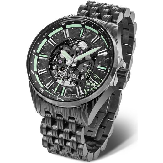 VOSTOK EUROPE GELEŽINIS VILKAS IRON WOLF LIMITOVANÁ EDICE NH72-326D777 - LIMITOVANÉ EDICE - ZNAČKY